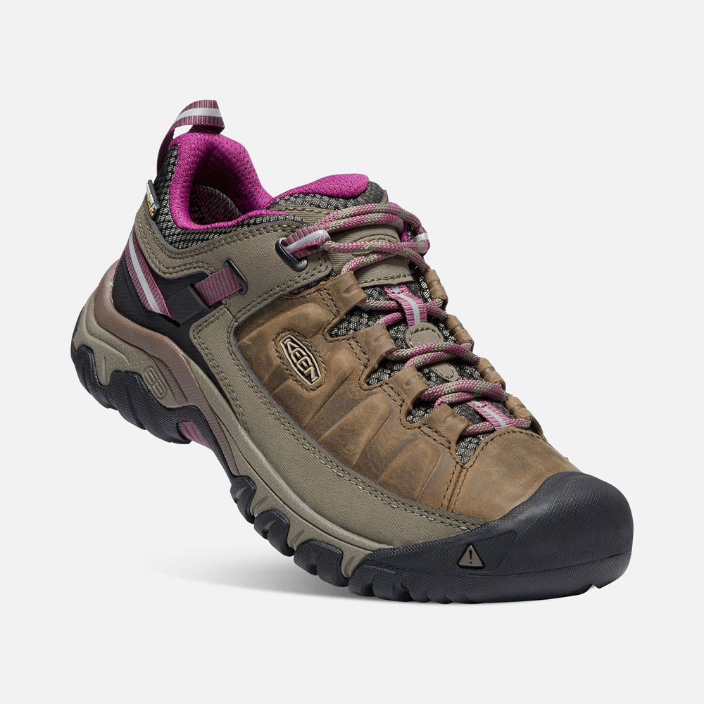 Zapatos de Seguridad Keen Mexico Marrom - Mujer Targhee Iii Waterproof - QP5629107